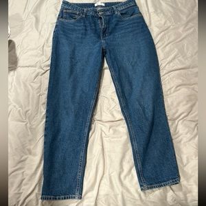 Dark Blue Straight Jeans